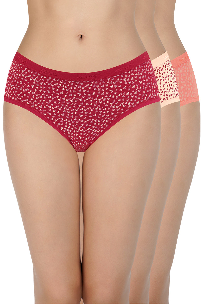 Low Rise Print Hipster Panties (Pack of 3) - Image 1 of 7