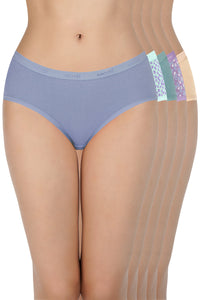 Low Rise Assorted Hipster Panies (Pack of 5) - color option