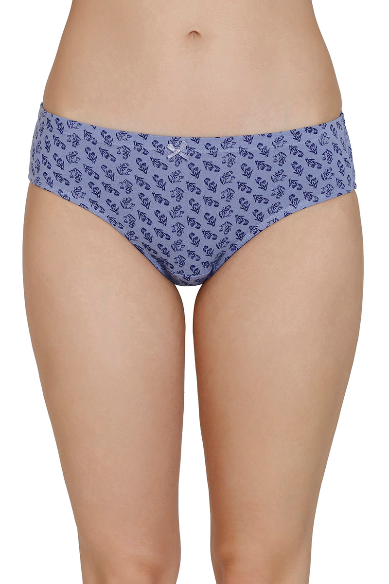 Inner Elastic Print Mid Rise Bikini Panties (Pack of 3) - Image 2 of 7