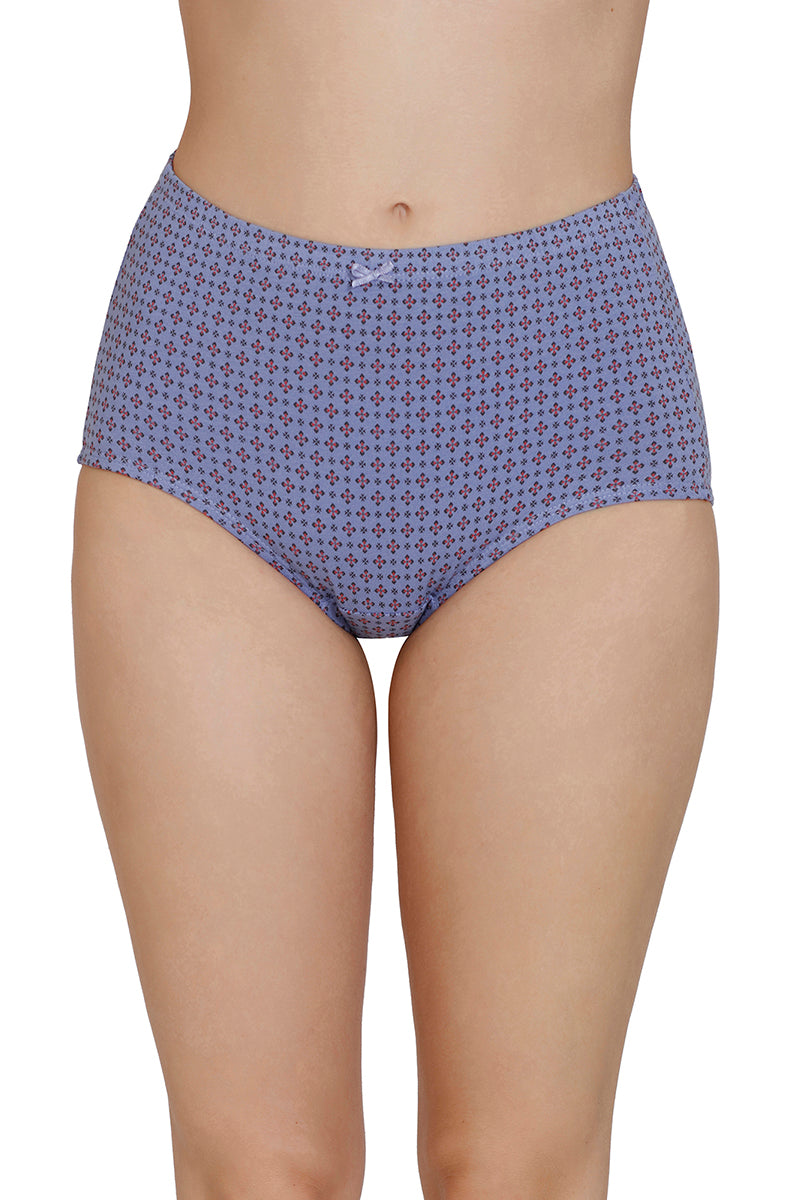 Inner Elastic Print High Rise Full Brief Panties (Pack of 3) - Image 2 of 7