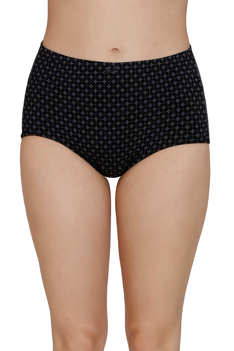 Inner Elastic Print High Rise Full Brief Panties (Pack of 3) - Image 2 of 7