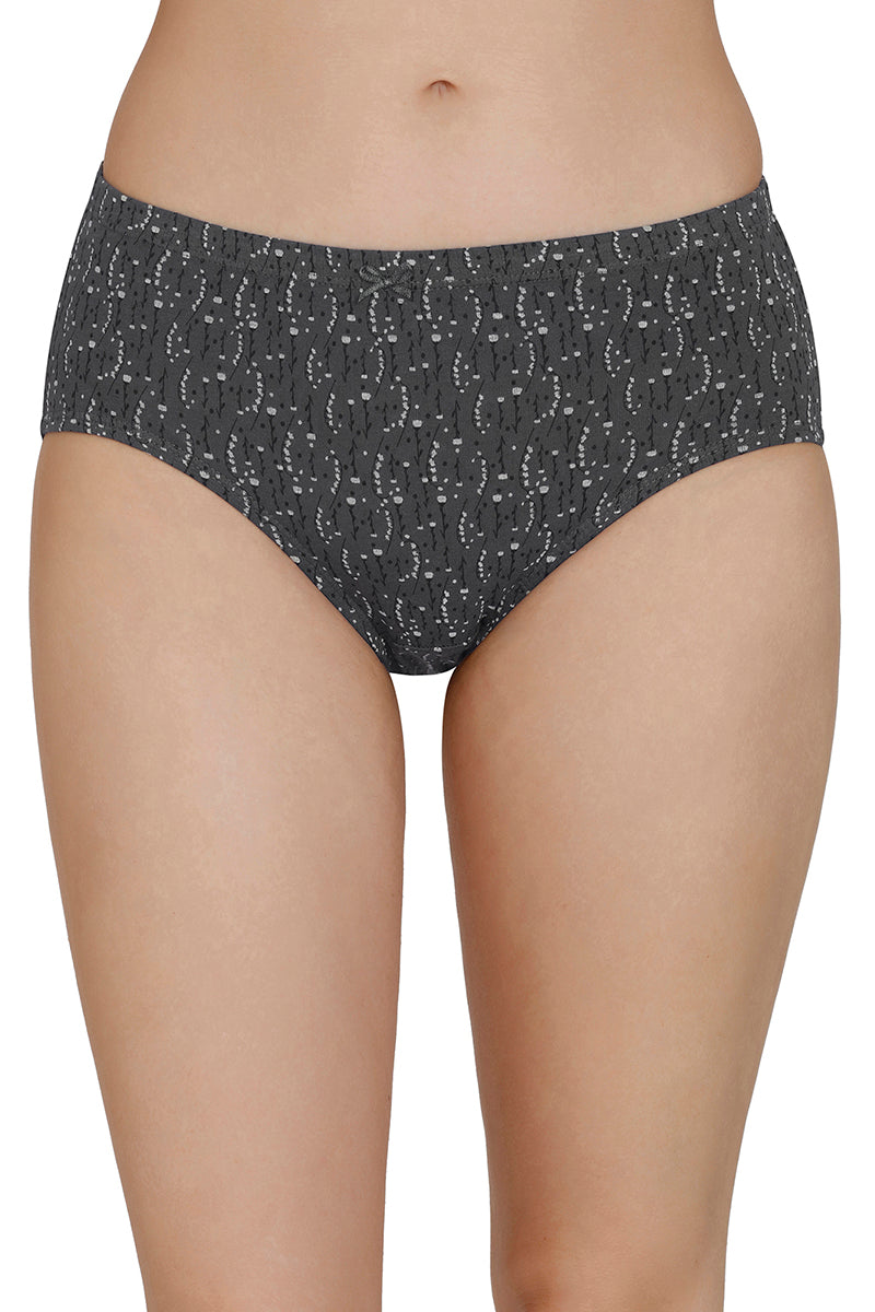 Inner Elastic Print Mid Rise Hipster Panties (Pack of 3) - Image 2 of 7