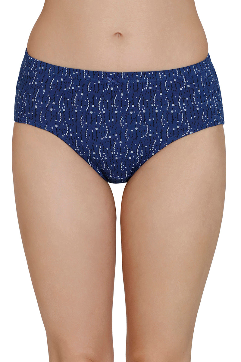 Inner Elastic Print Mid Rise Hipster Panties (Pack of 3) - Image 2 of 7
