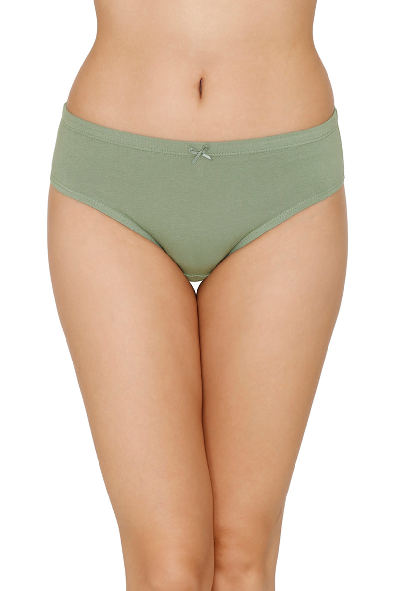 Inner Elastic Full Coverage Mid Rise Bikini Panty (Pack of 3)