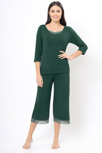 Lace Touch Sleep Top - Botanical Gardens - color option