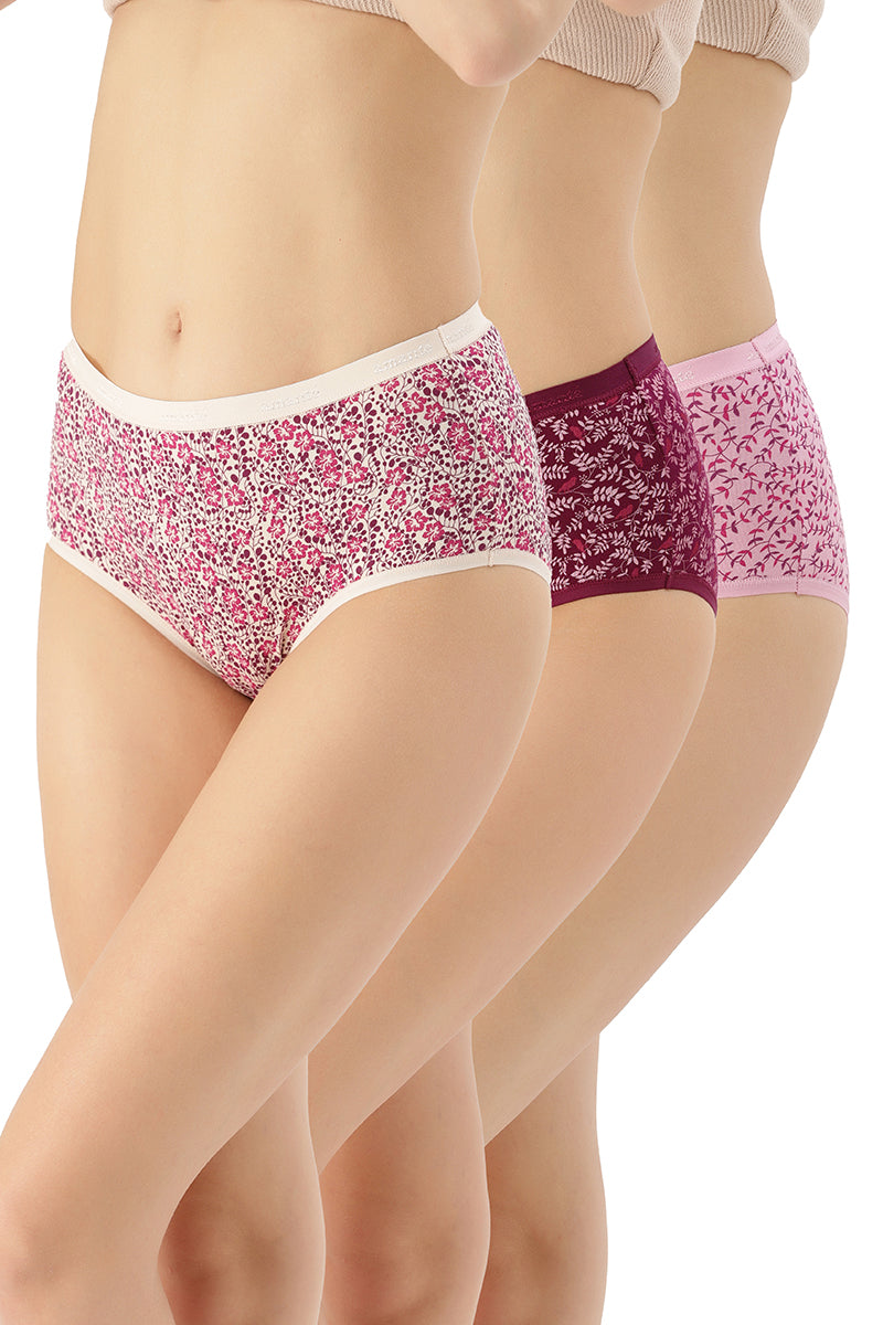 Printed Full Brief Panty (Pack of 3) - Image 1 of 7
