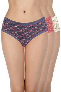 Print Low Rise Hipster Panties (Pack of 3) thumbnail 1
