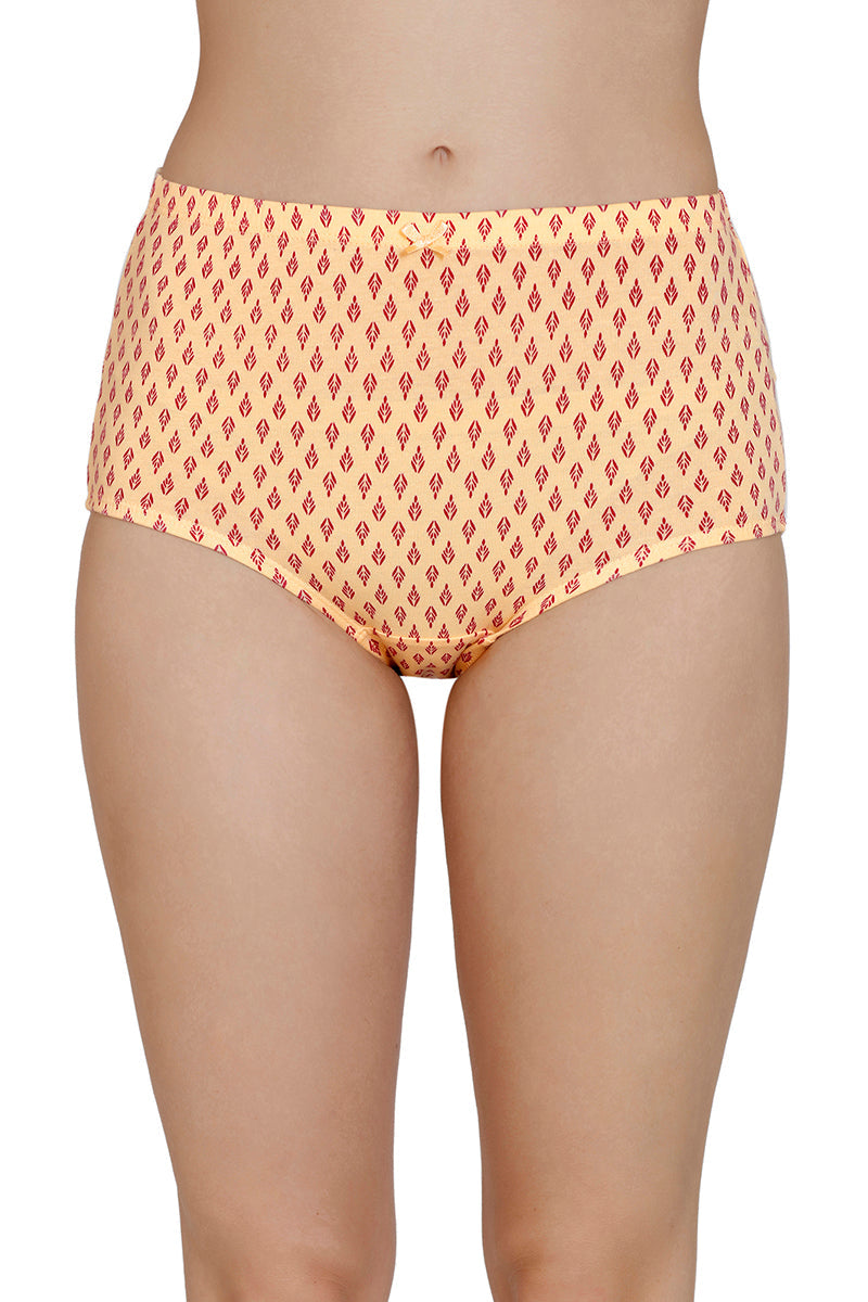 Inner Elastic Print High Rise Full Brief Panties (Pack of 3) - Image 4 of 7