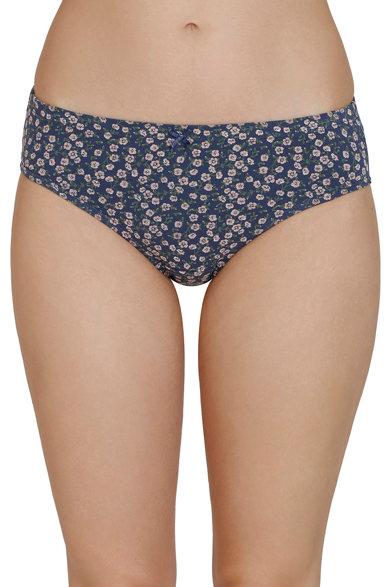 Inner Elastic Print Mid Rise Bikini Panties (Pack of 3) - Image 3 of 7