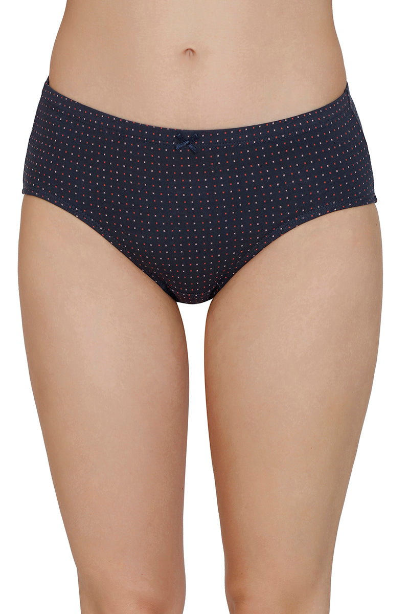 Inner Elastic Print Mid Rise Hipster Panties (Pack of 3) - Image 2 of 7