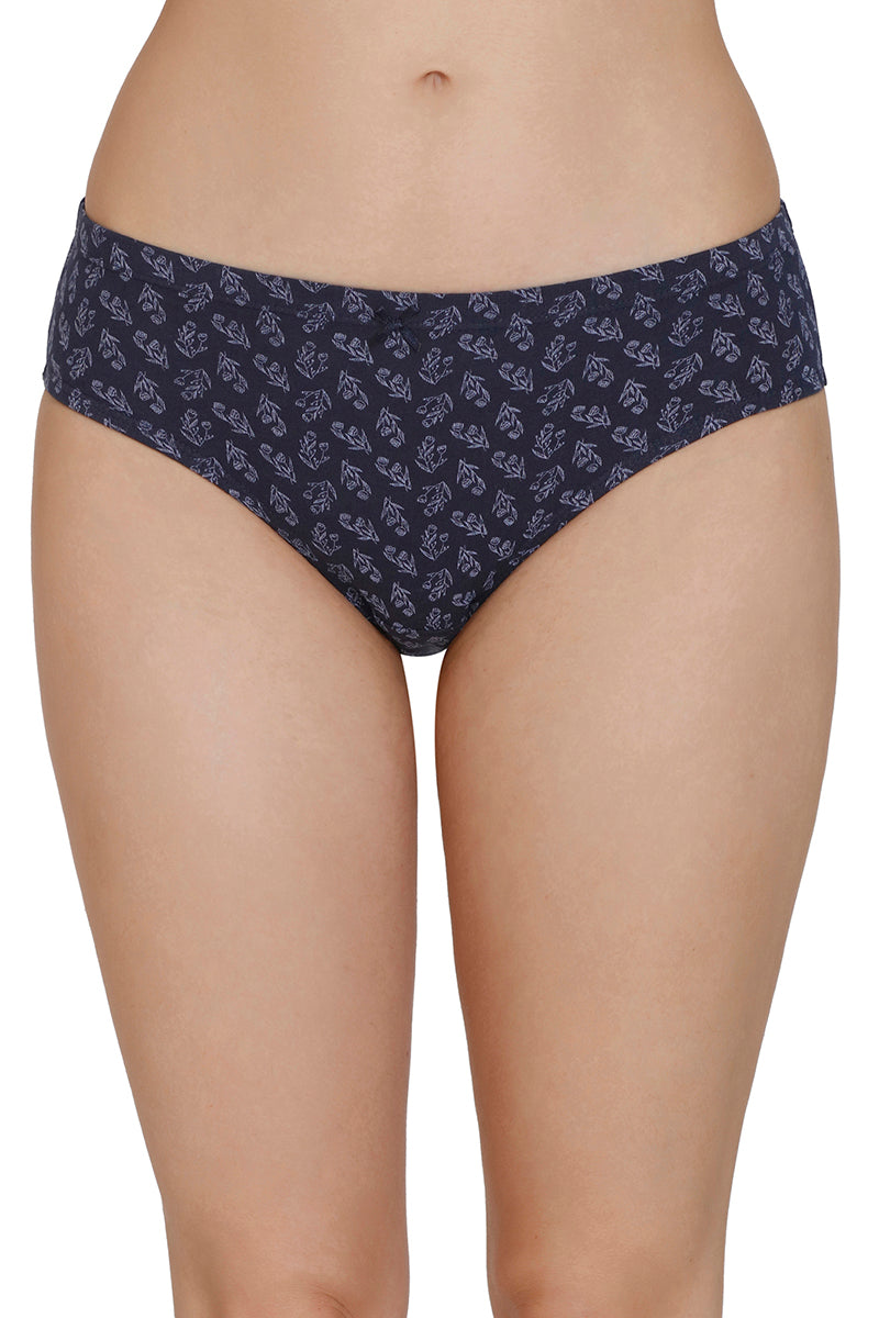 Inner Elastic Print Mid Rise Bikini Panties (Pack of 3) - Image 3 of 7