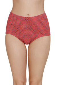 Inner Elastic Print High Rise Full Brief Panties (Pack of 3) thumbnail 4