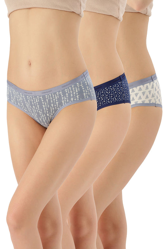 Low Rise Printed Hipster (Pack of 3)