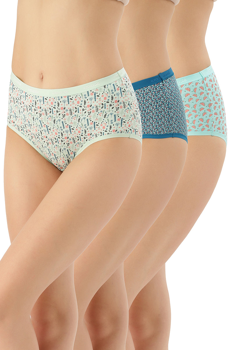 Printed Full Brief Panty (Pack of 3) - Image 1 of 7