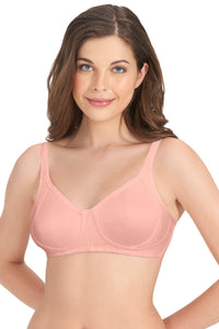 Cool Contour Non-padded Non-wired Support Bra - Impatiens-Pink - color option