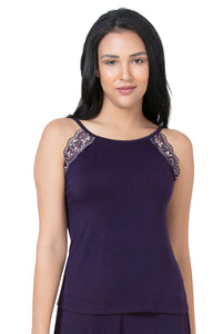 Lace Touch Sleep Camisole - Midnight - color option
