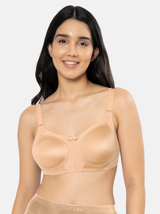 Ultimo Smooth Support Non Padded Non Wired Super Support Bra - Sandalwood