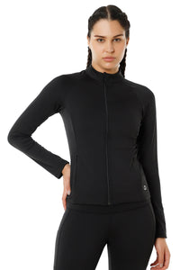 Energize Performance Full Sleeve Active Jacket - Jet Black thumbnail 1