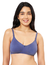 All Day Comfort Non-padded & Non-wired Bra - Crown Blue thumbnail 1