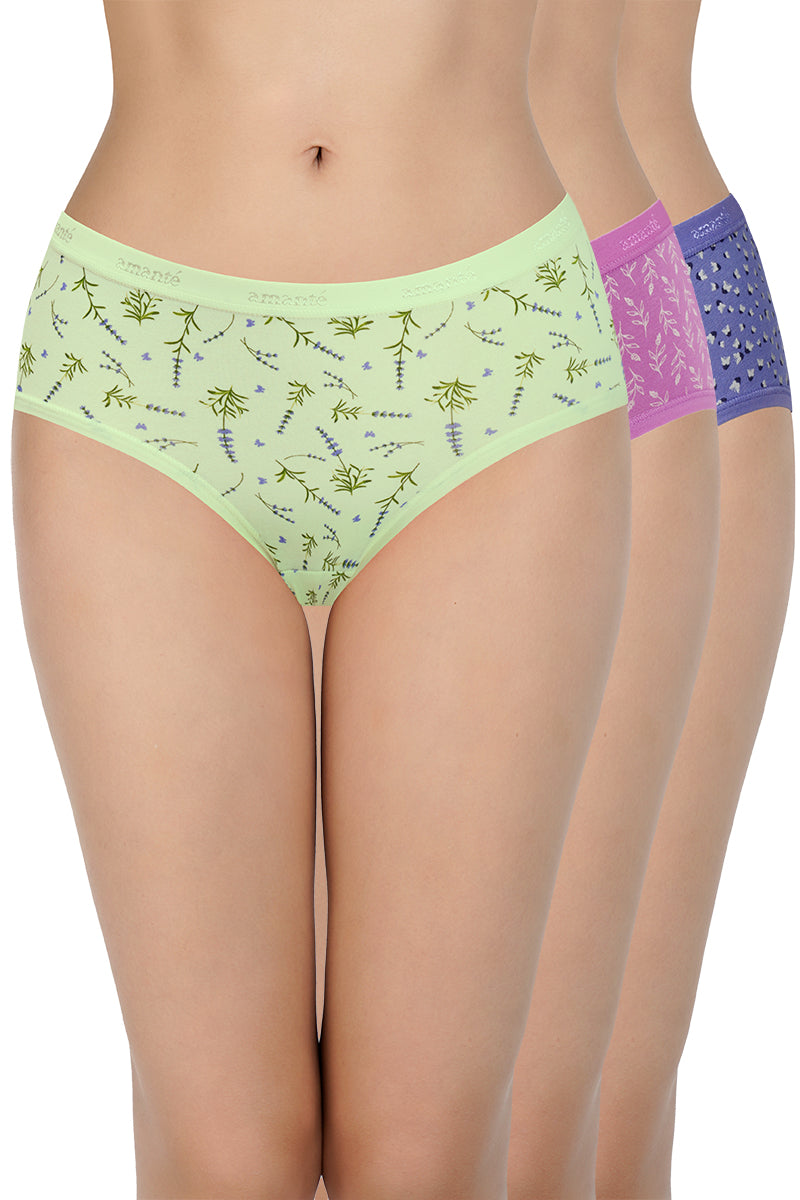 Print Low Rise Hipster Panties (Pack of 3) - Image 1 of 7