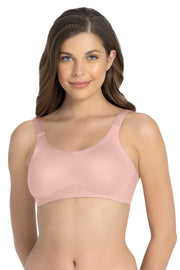 Cloudsoft Support Non-padded & Non-wired Bra - Blush Pink