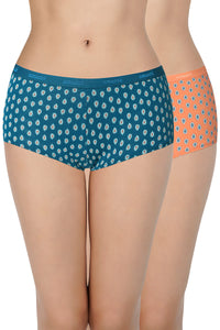 Solid Low Rise Boyshorts (Pack of 2) - C517 - color option