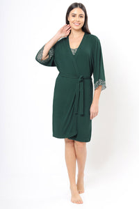 Lace Touch Sleep Robe - Botanical Gardens - color option