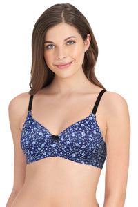 Smooth Dreams Padded Non-wired T-shirt Bra - Midnight Pr thumbnail 1