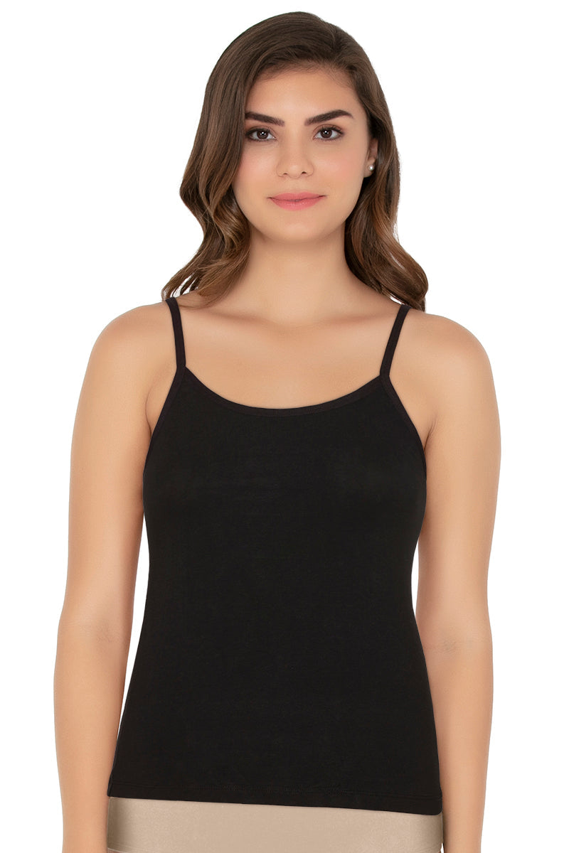 Cotton Camisole - Black - Black