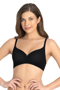 All Day Smooth Comfort Padded & Non-wired Bra - Black thumbnail 2