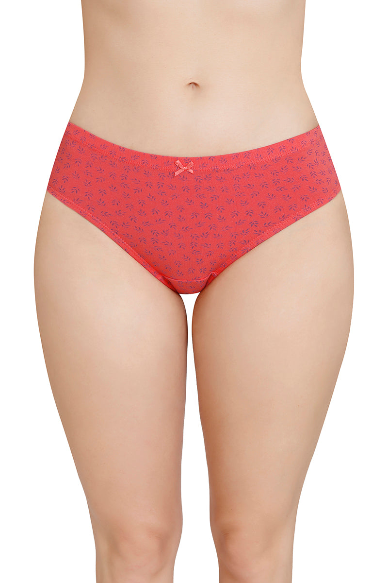 Inner Elastic Printed Mid Rise Bikini Panty (Pack of 3) - Image 4 of 7