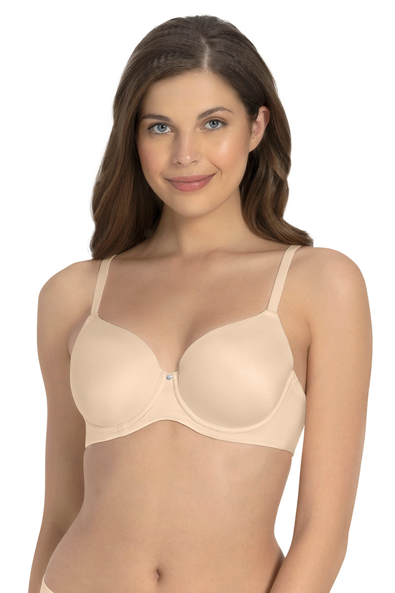 Cloudsoft Padded & Wired Bra - Almond - Image 2 of 5
