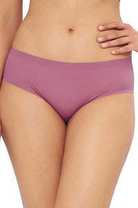 Vanish Solid Low Rise Hipster Seamless Panty - Mellow Mauve - color option