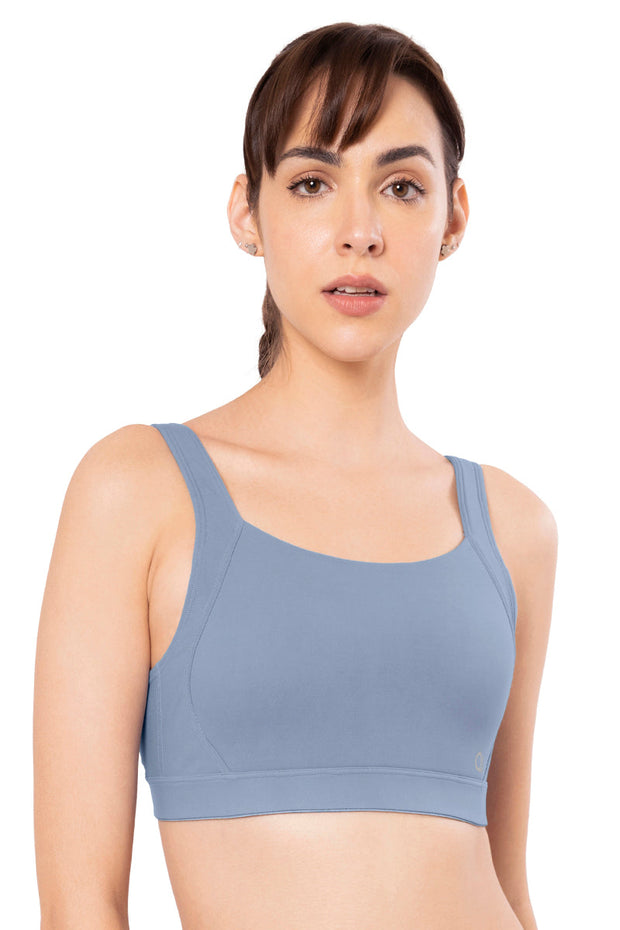 Energize High Impact Round Neck Sports Bra - Tempest