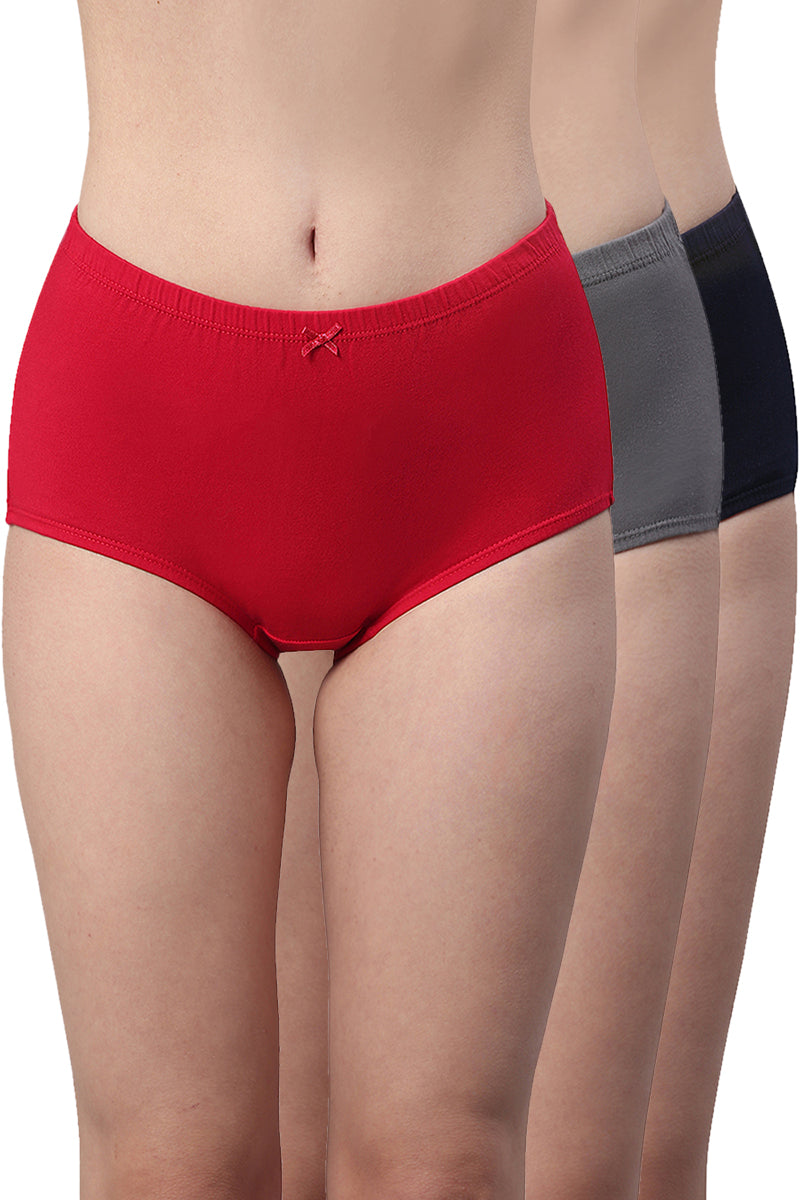 Inner Elastic Waistband Full Brief (Pack of 3) - Image 1 of 6