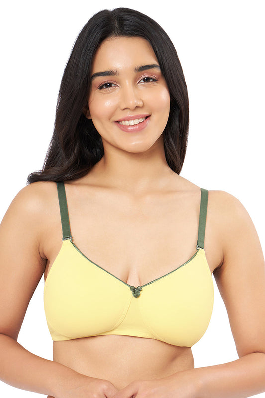 Amante Black Non Wired Padded T-Shirt Bra