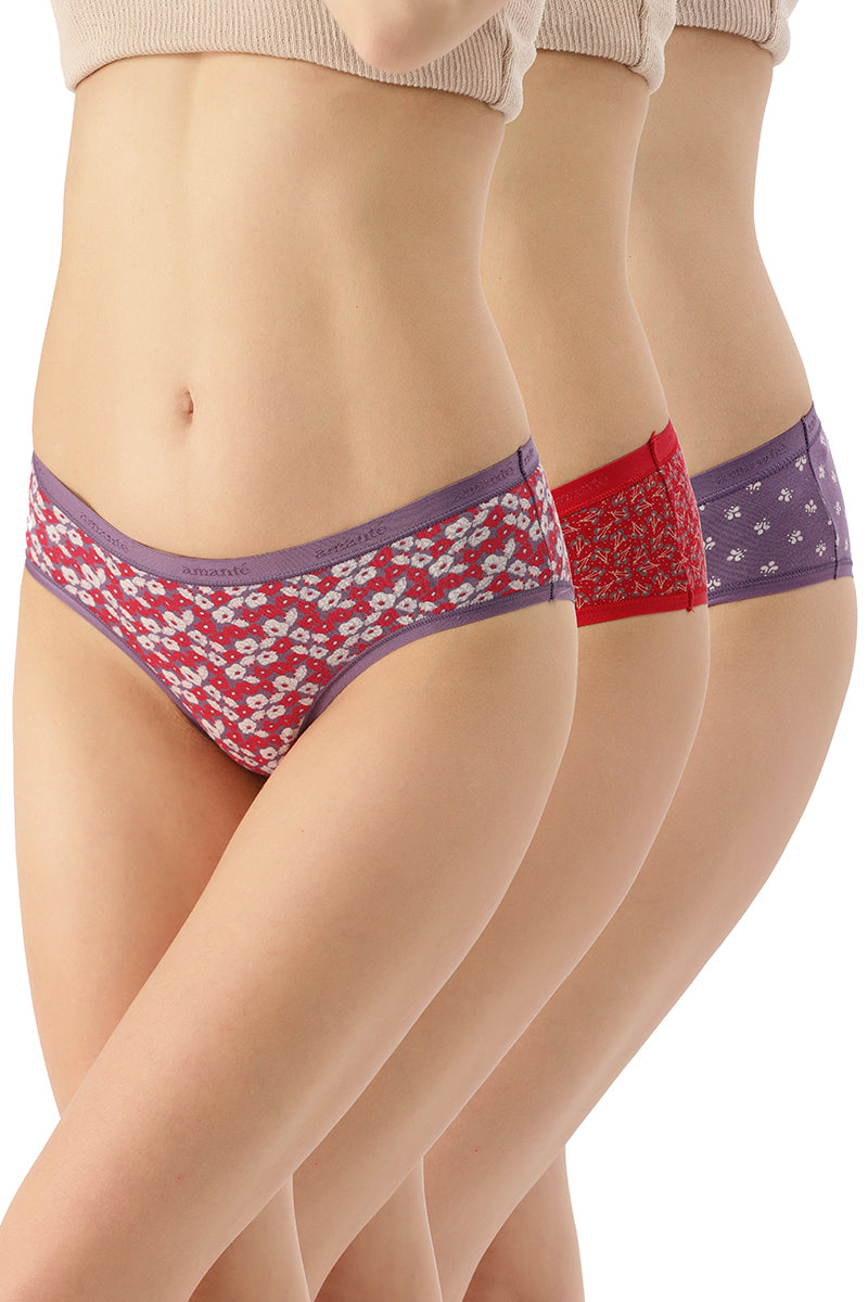 Low Rise Printed Hipster (Pack of 3)