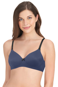 Smooth Dreams Padded Non-wired T-shirt Bra - Insignia Blue thumbnail 1