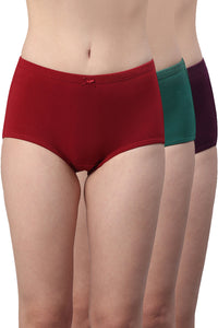 Inner Elastic Waistband Full Brief (Pack of 3) - color option