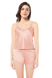 Eternal Bliss Satin Camisole - Mellow Rose thumbnail 1