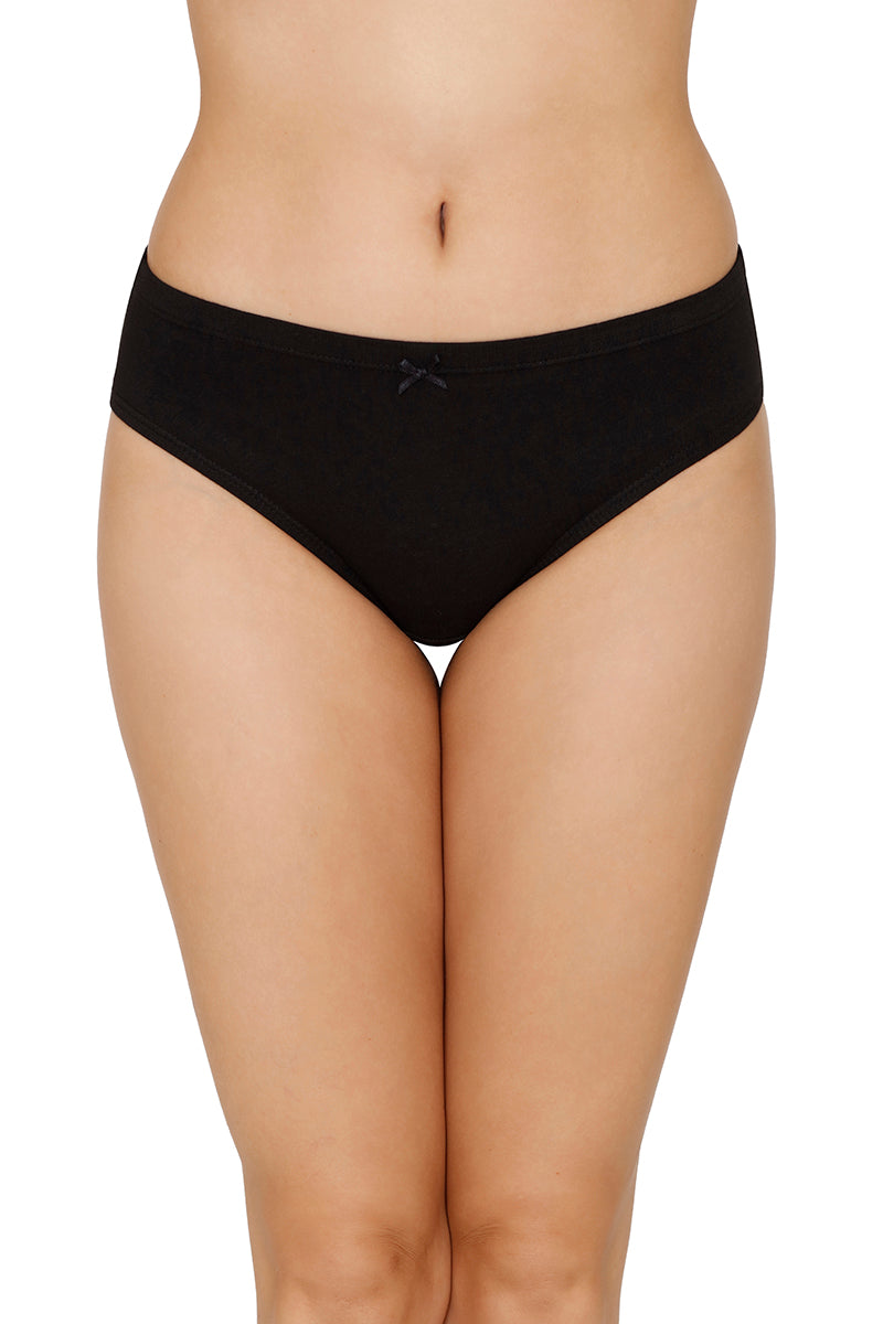Inner Elastic Full Coverage Mid Rise Bikini Panty (Pack of 3)