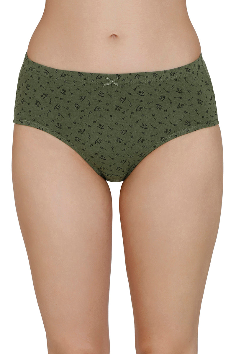 Inner Elastic Print Mid Rise Hipster Panties (Pack of 3) - Image 4 of 7