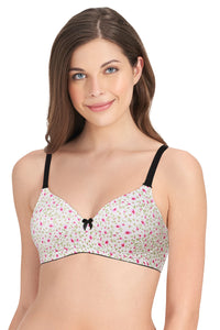 Smooth Dreams Padded Non-wired T-shirt Bra - Camelia Rose Pr thumbnail 1