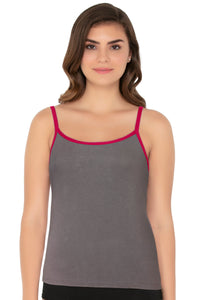 Cotton Camisole - Steel Grey-Cerise - color option