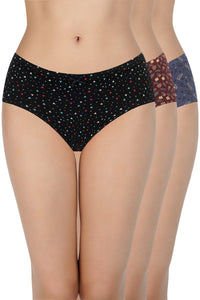 Printed Mid Rise Hipster (Pack of 3) thumbnail 1