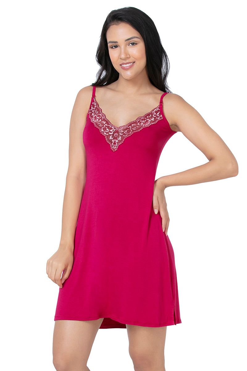 Lace Touch Sleep Chemise - Granita
