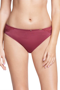 Print Low Rise Seamed Brazillian Panty - Autumn Rose thumbnail 1