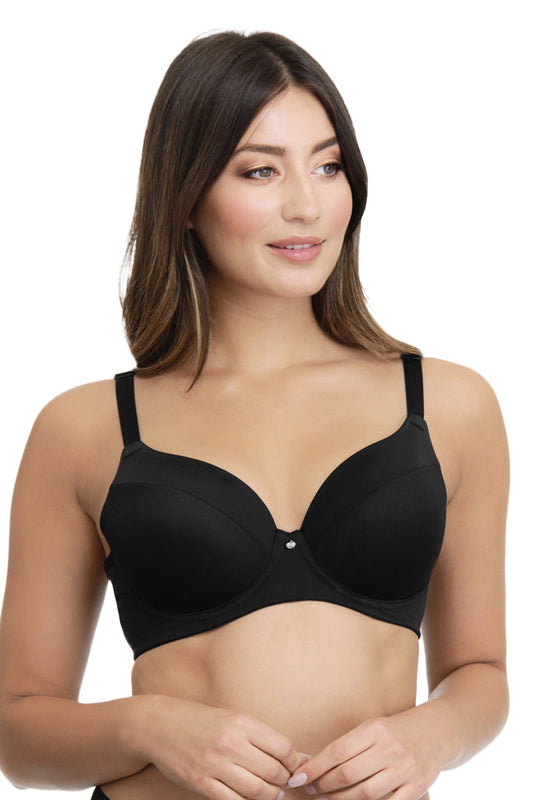 Smooth Definition Padded Wired T-shirt Bra - Black