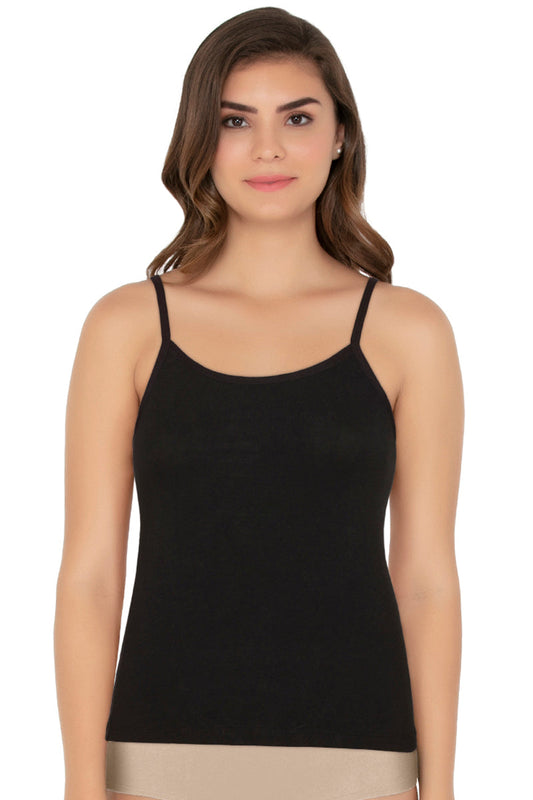 Cotton Camisole - Black - Black 2