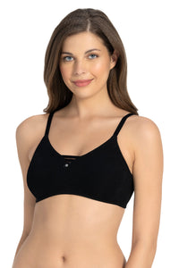 All Day Pretty Non-padded Non-wired Support Bra - Black thumbnail 4